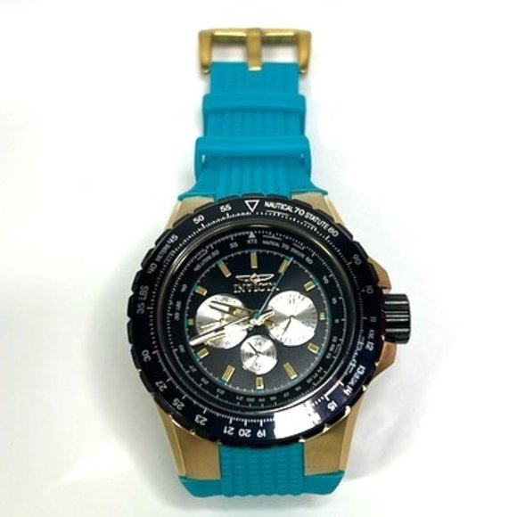 Invicta Aviator Men's Watch Quartz Tone: Green